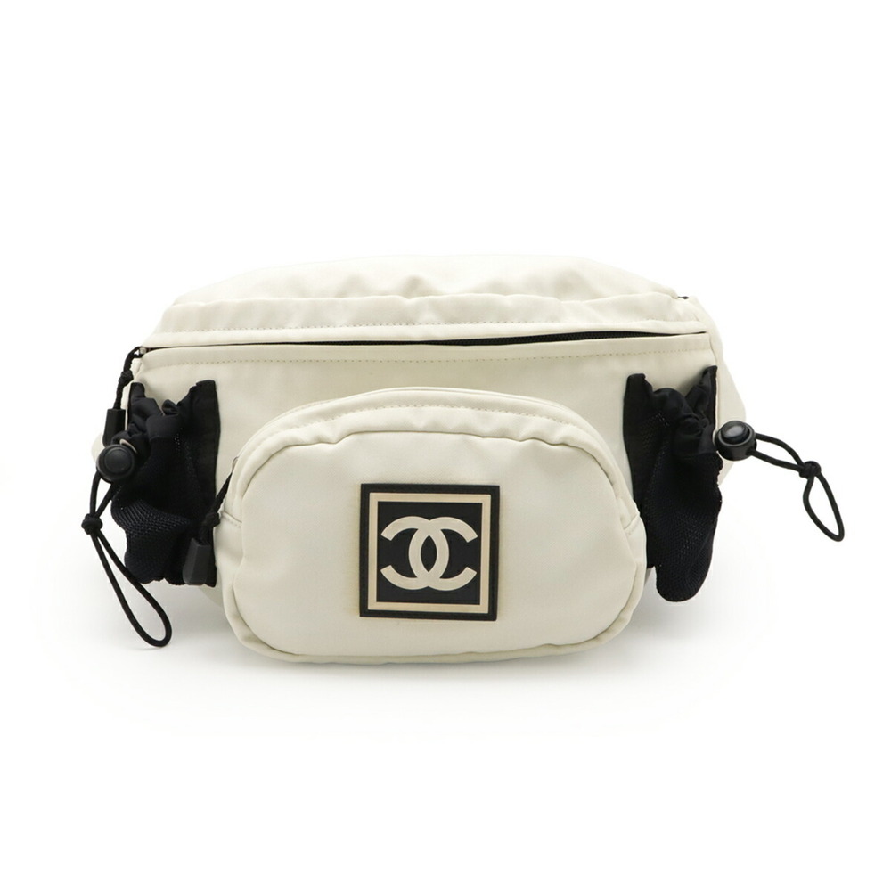CHANEL Black Logo Fanny Pack - Picture 1 of 10